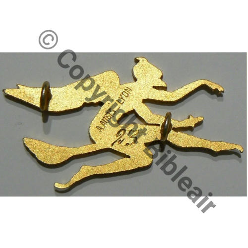 A0572  1950.57 A0572NH SPA.160 2eDRILLE EC.3.4 FLANDRE DIABLE ROUGE  A.AUGIS LYON 1Li 2Anneaux Dos lisse irreg No23 ecrit ronde 57x28mm Src.riviere.91 301Eur11.25 